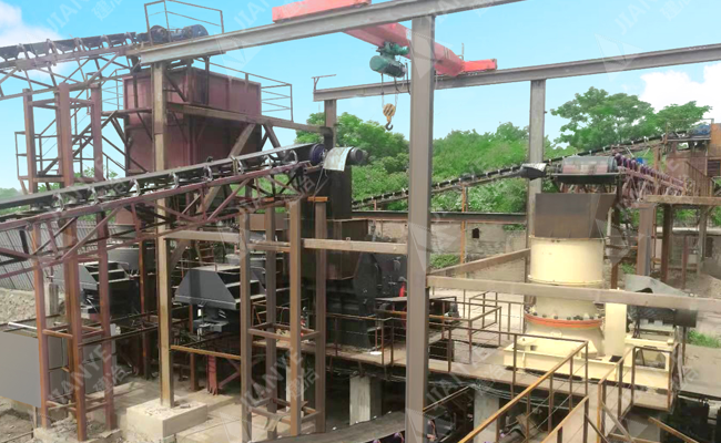 广西梧州卵石制砂项目