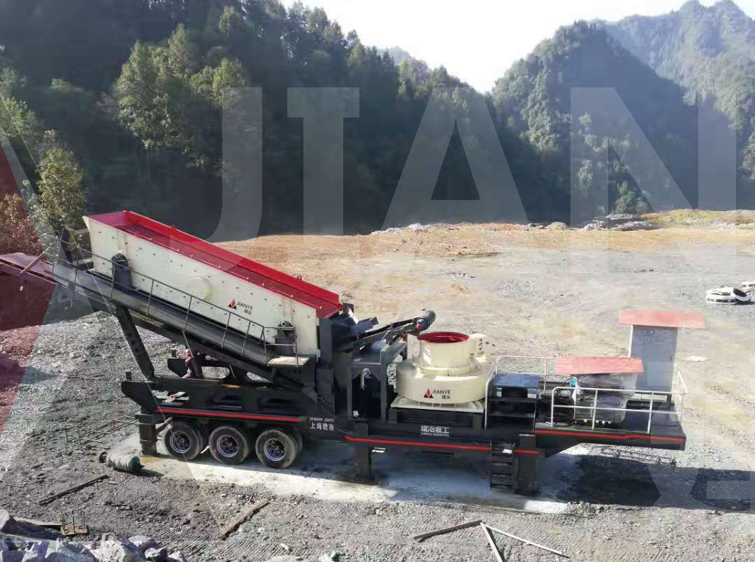 冲击破移动破碎站