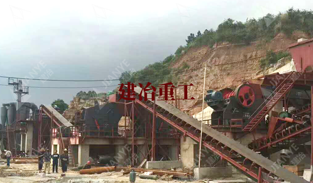 四川眉山石灰石破碎制砂项目